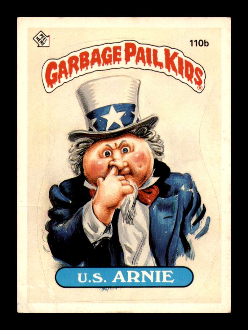 Load image into Gallery viewer, 1986 Topps Garbage Pail Kids Series 3 U.S. Arnie #110b Crease Image 1

