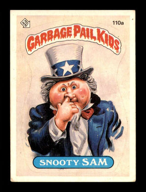 1986 Topps Garbage Pail Kids Series 3 Snooty Sam 