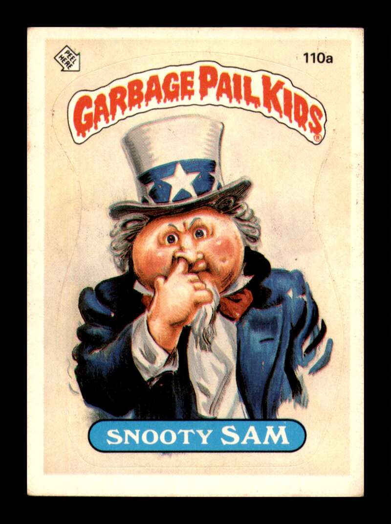 Load image into Gallery viewer, 1986 Topps Garbage Pail Kids Series 3 Snooty Sam #110a Big Sister Image 1
