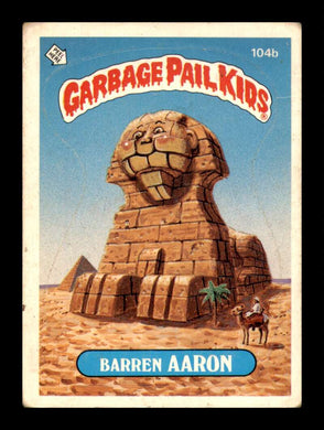 1986 Topps Garbage Pail Kids Series 3 Barren Aaron 