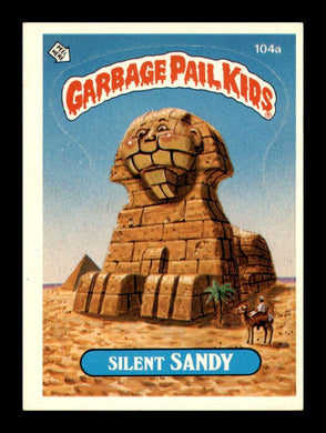 1986 Topps Garbage Pail Kids Series 3 Silent Sandy 