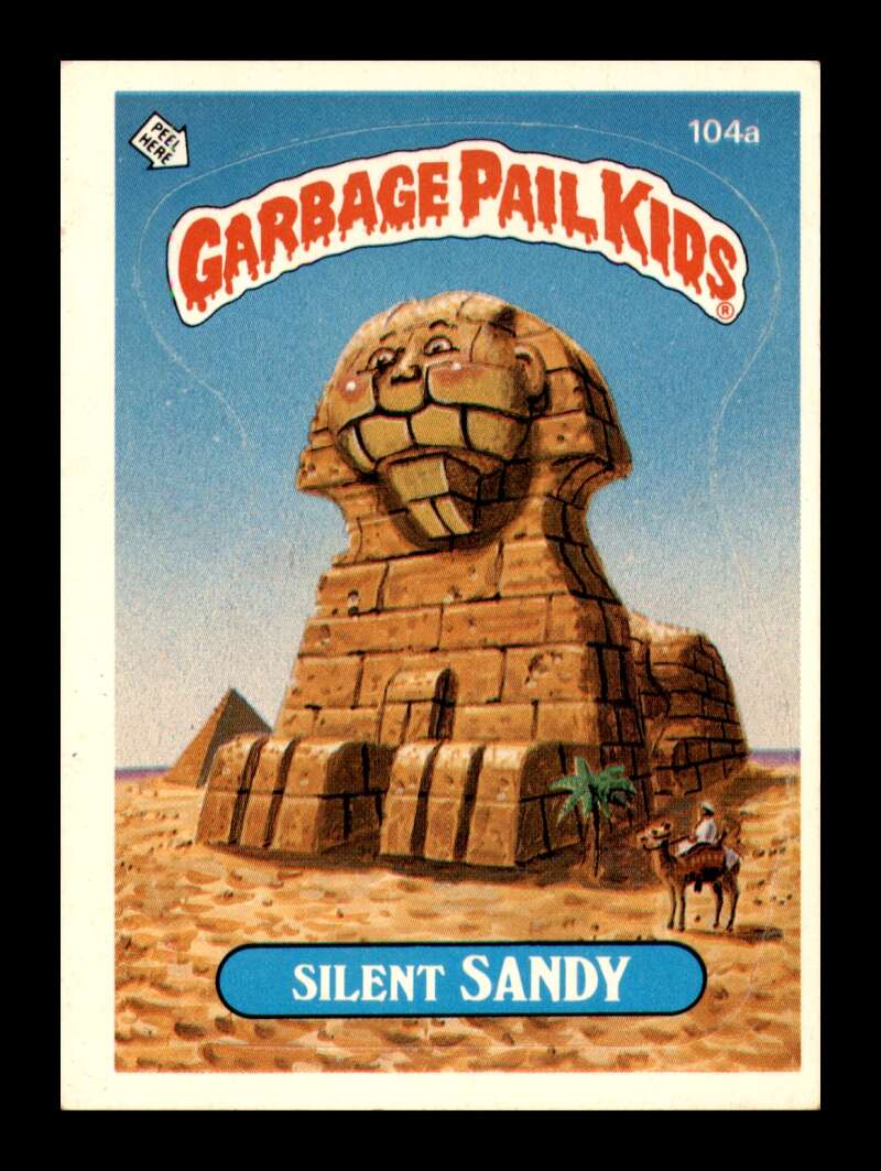 Load image into Gallery viewer, 1986 Topps Garbage Pail Kids Series 3 Silent Sandy #104a  Image 1
