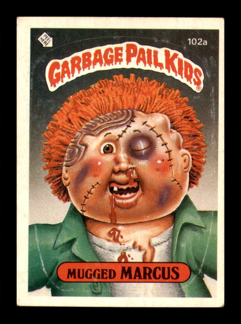 Load image into Gallery viewer, 1986 Topps Garbage Pail Kids Series 3 Mugged Marcus #102a  Image 1
