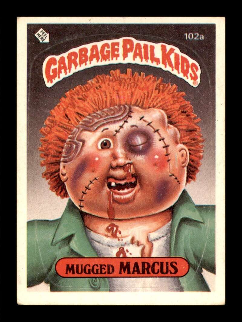 Load image into Gallery viewer, 1986 Topps Garbage Pail Kids Series 3 Mugged Marcus #102a  Image 1
