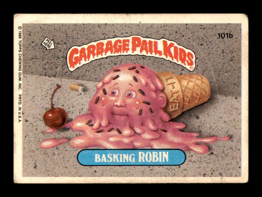 1986 Topps Garbage Pail Kids Series 3 Basking Robin