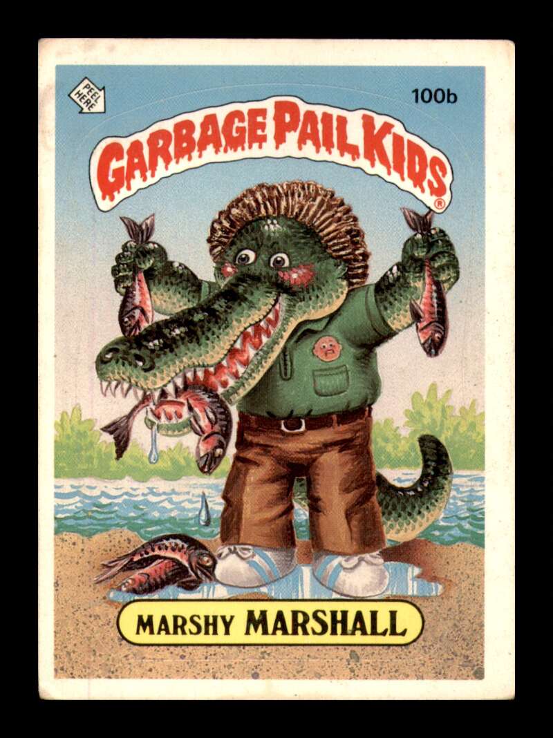 Load image into Gallery viewer, 1986 Topps Garbage Pail Kids Series 3 Marshy Marshall #100b  Image 1
