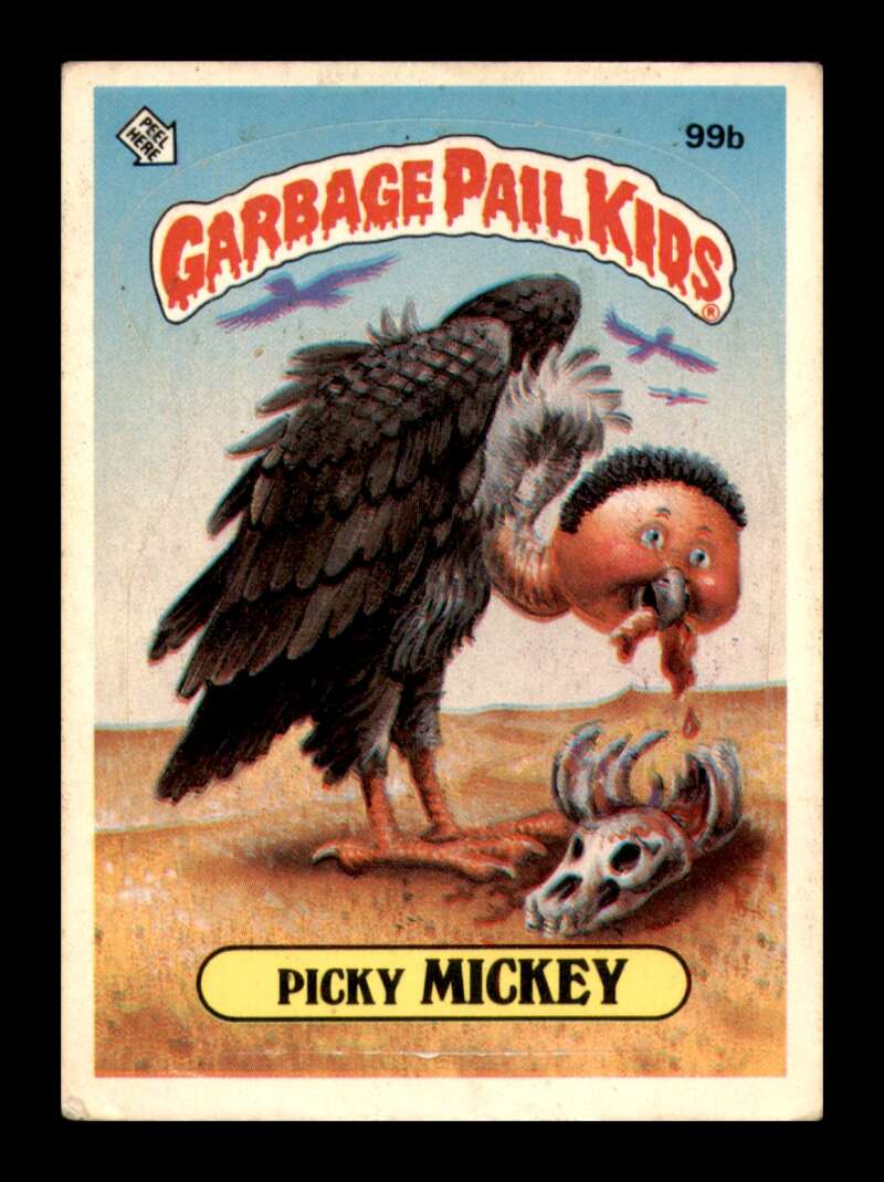 Load image into Gallery viewer, 1986 Topps Garbage Pail Kids Series 3 Picky Mickey #99b  Image 1
