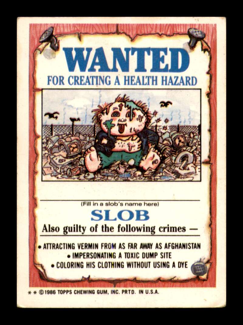 Load image into Gallery viewer, 1986 Topps Garbage Pail Kids Series 3 Picky Mickey #99b  Image 2
