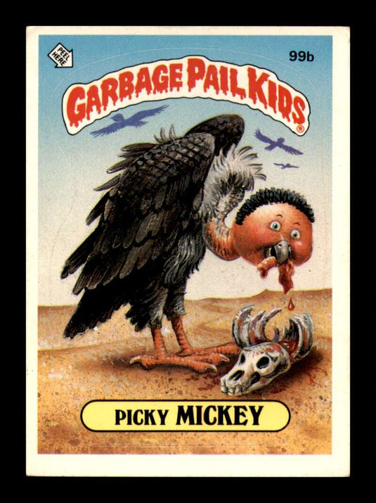 1986 Topps Garbage Pail Kids Series 3 Picky Mickey