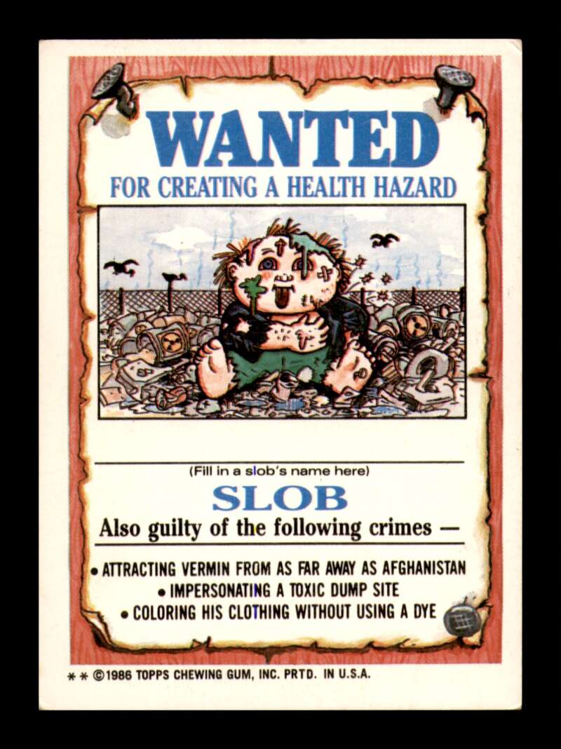 Load image into Gallery viewer, 1986 Topps Garbage Pail Kids Series 3 Picky Mickey #99b  Image 2

