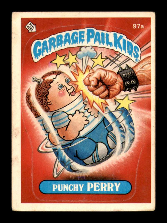 1986 Topps Garbage Pail Kids Series 3 Punchy Perry