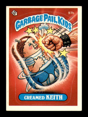 1986 Topps Garbage Pail Kids Series 3 Creamed Keith 