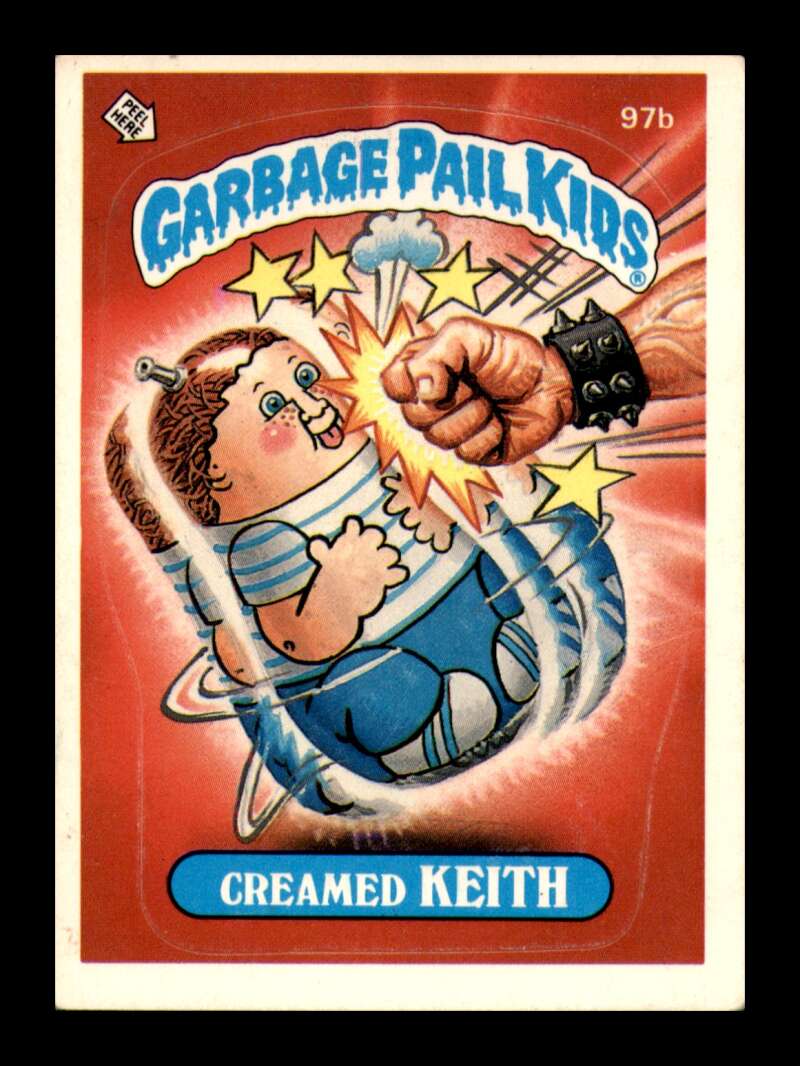 Load image into Gallery viewer, 1986 Topps Garbage Pail Kids Series 3 Creamed Keith #97b  Image 1
