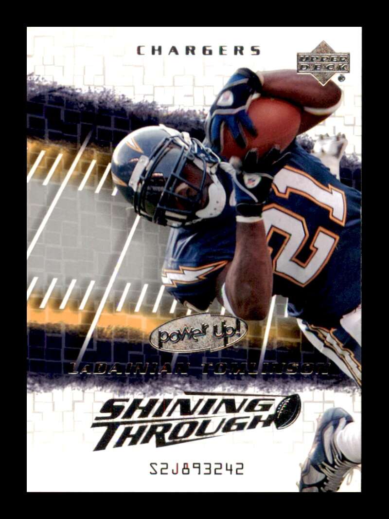 Load image into Gallery viewer, 2004 Upper Deck Power Up Shining Through LaDainian Tomlinson #ST-26 San Diego Chargers  Image 1
