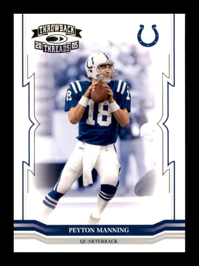 Load image into Gallery viewer, 2005 Donruss Throwback Threads Peyton Manning #65 Indianapolis Colts  Image 1
