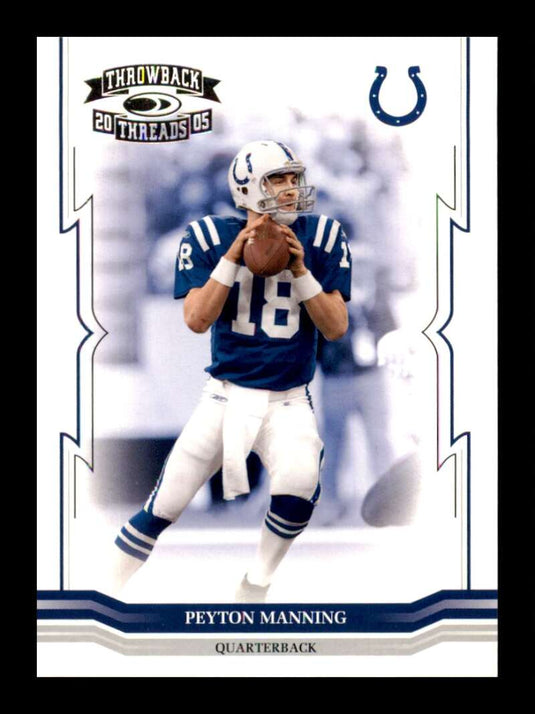 2005 Donruss Throwback Threads Peyton Manning