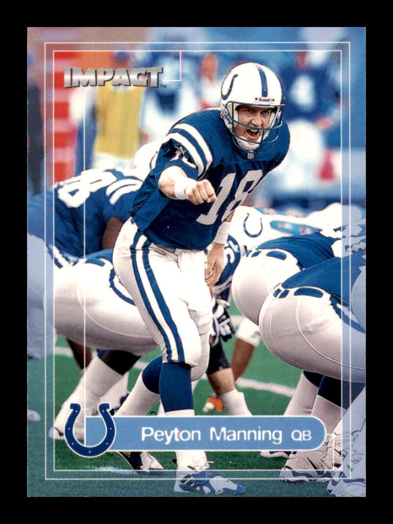 Load image into Gallery viewer, 2000 Fleer Impact Peyton Manning #100 Indianapolis Colts  Image 1
