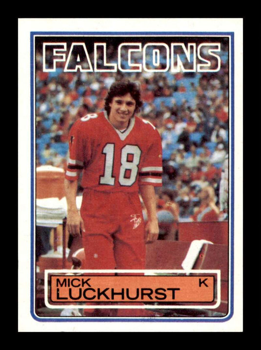 1983 Topps Mick Luckhurst 