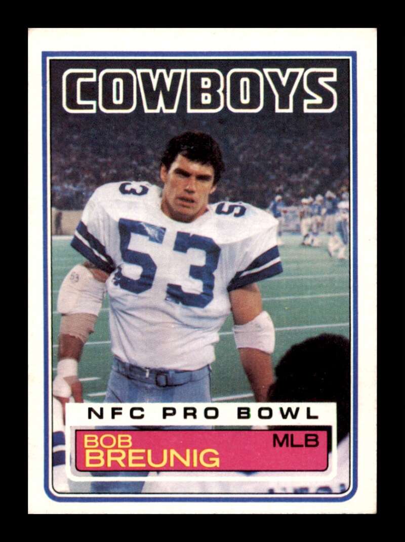 Load image into Gallery viewer, 1983 Topps Bob Breunig #43 Dallas Cowboys Image 1
