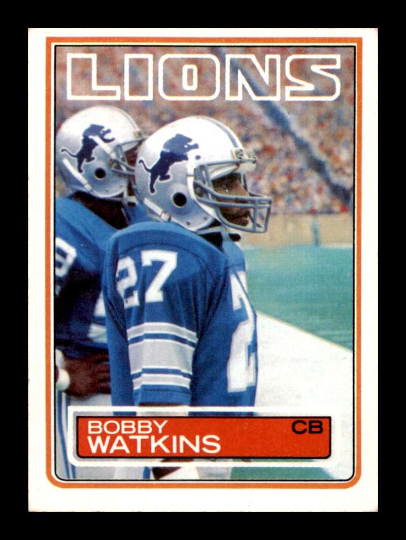 Load image into Gallery viewer, 1983 Topps Bobby Watkins #73 Detroit Lions Image 1
