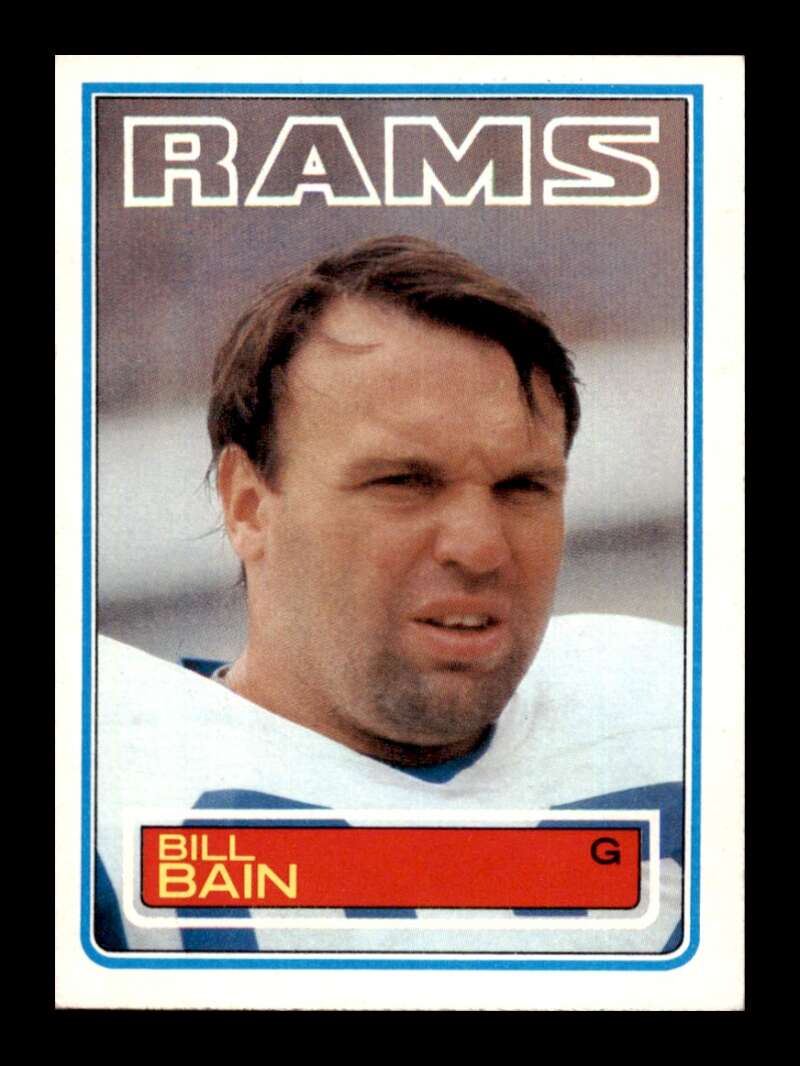 Load image into Gallery viewer, 1983 Topps Bill Bain #87 Los Angeles Rams Image 1
