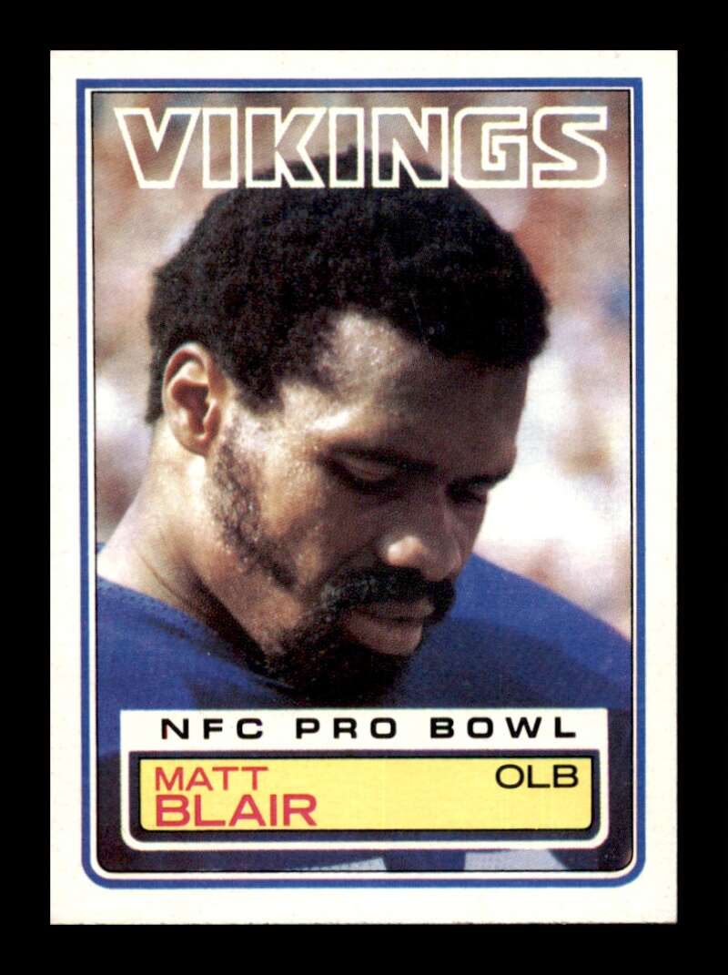 Load image into Gallery viewer, 1983 Topps Matt Blair #98 Minnesota Vikings Image 1
