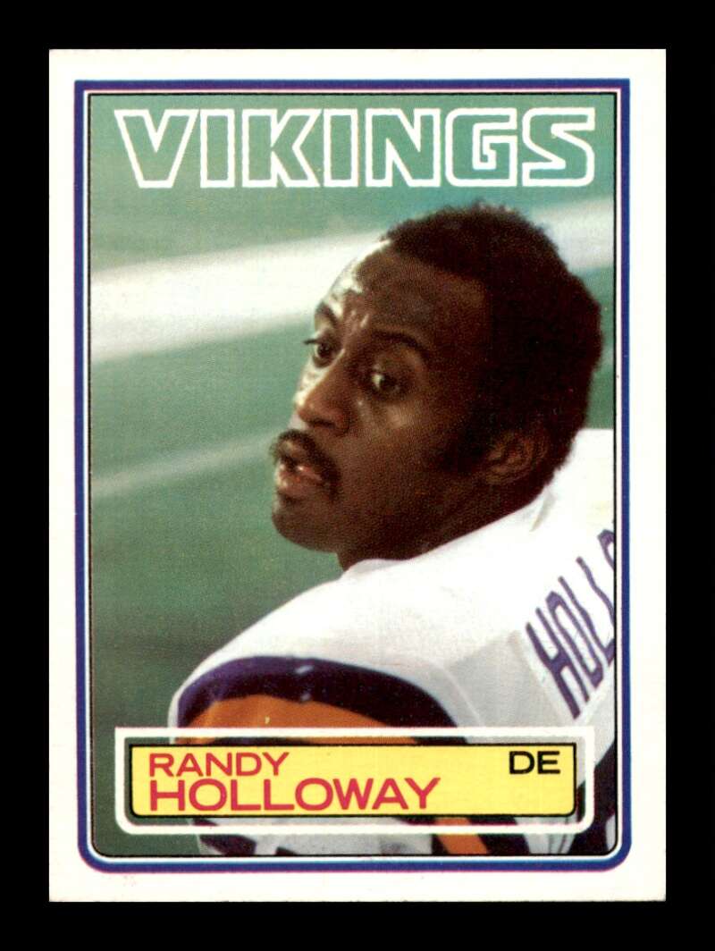 Load image into Gallery viewer, 1983 Topps Randy Holloway #101 Minnesota Vikings Image 1
