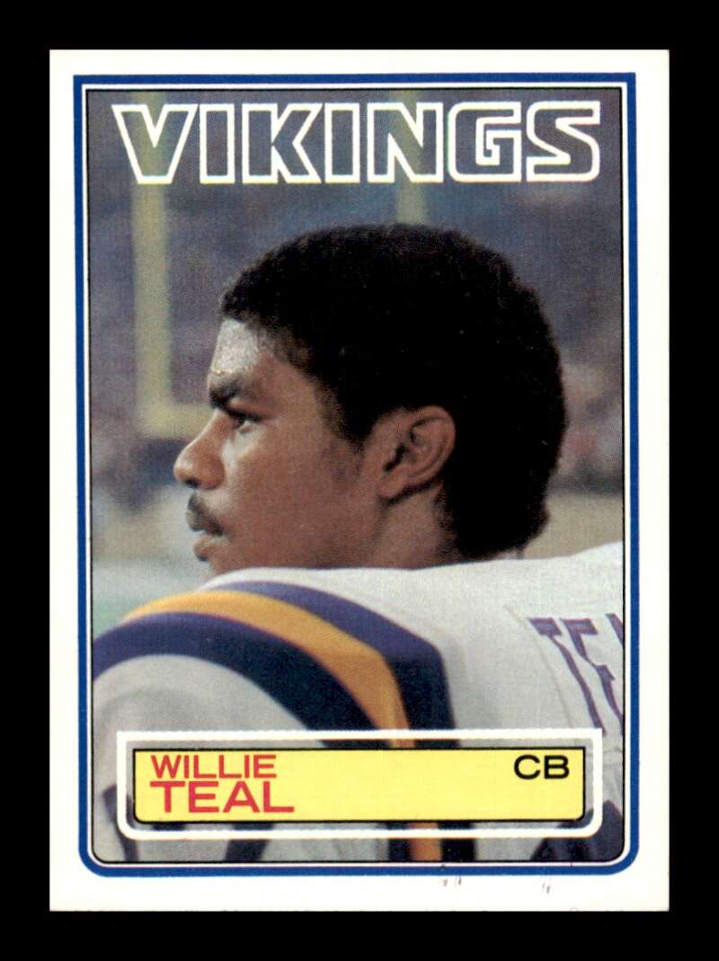 Load image into Gallery viewer, 1983 Topps Willie Teal #106 Minnesota Vikings Image 1
