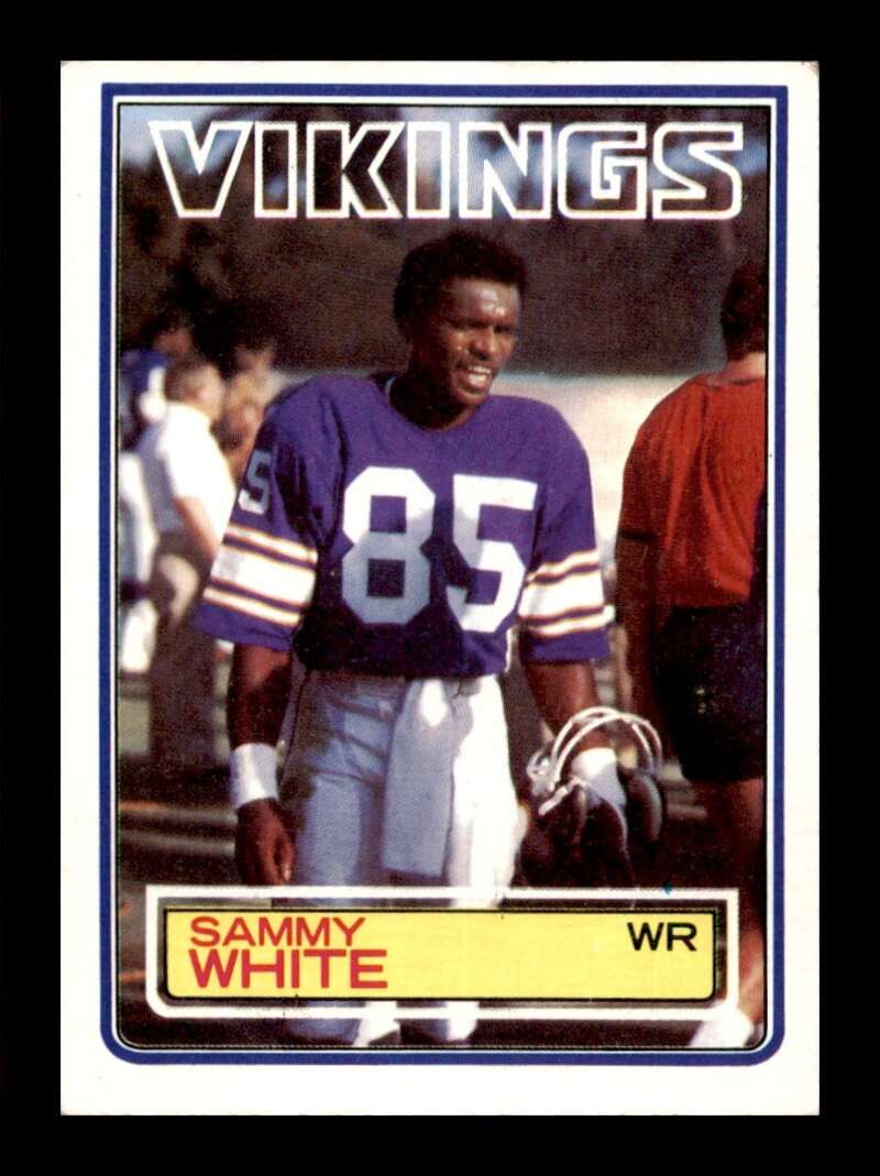 Load image into Gallery viewer, 1983 Topps Sammie White #107 Minnesota Vikings Image 1
