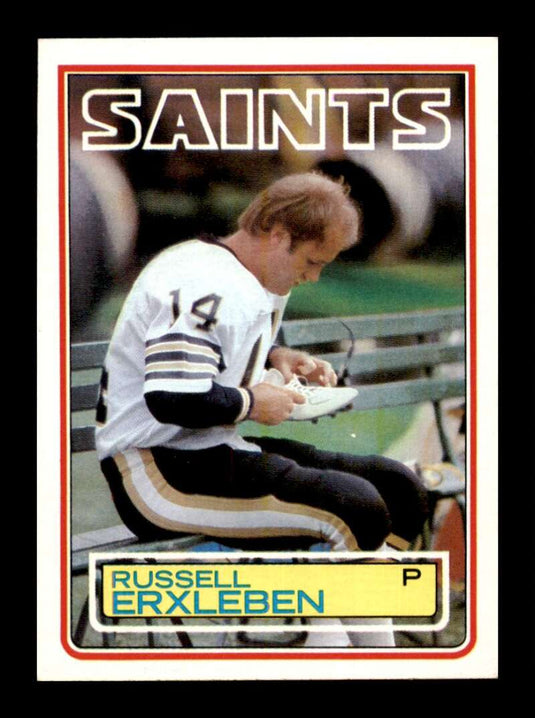 1983 Topps Russell Erxleben 