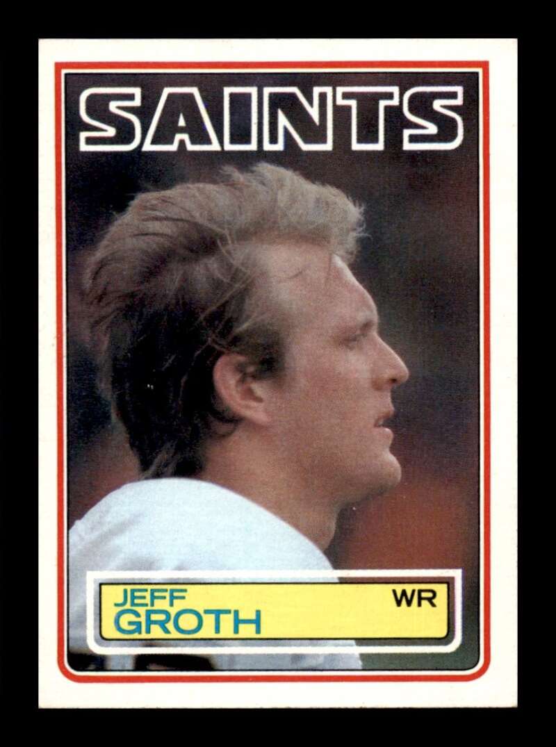 Load image into Gallery viewer, 1983 Topps Jeff Groth #114 New Orleans Saints Image 1
