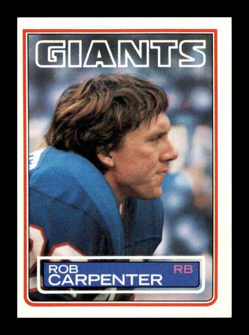 Load image into Gallery viewer, 1983 Topps Rob Carpenter #122 New York Giants Image 1
