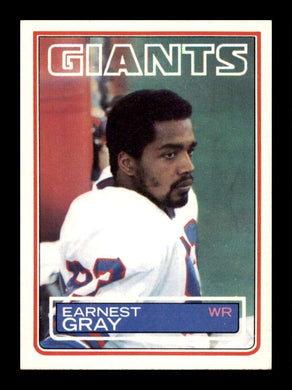 1983 Topps Earnest Gray 