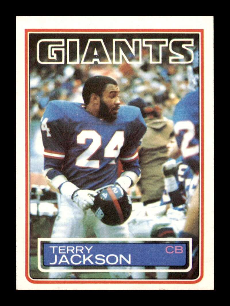 Load image into Gallery viewer, 1983 Topps Terry Jackson #127 New York Giants Image 1
