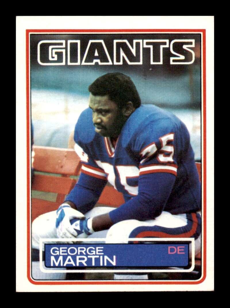 Load image into Gallery viewer, 1983 Topps George Martin #130 New York Giants Image 1
