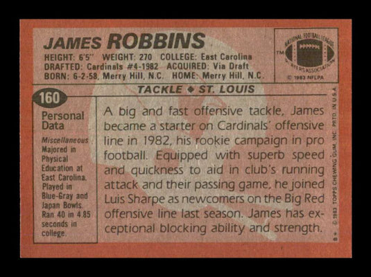 1983 Topps Tootie Robbins 