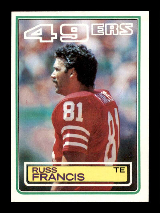 1983 Topps Russ Francis 