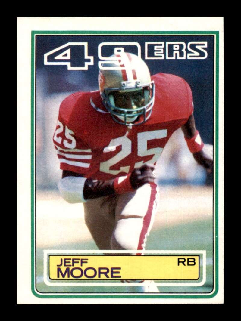 Load image into Gallery viewer, 1983 Topps Jeff Moore #170 San Francisco 49ers Image 1
