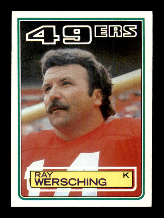 1983 Topps Ray Wersching