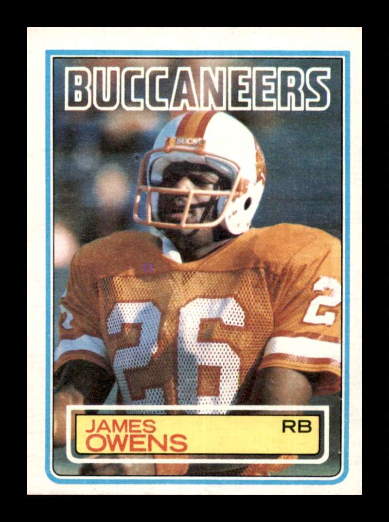 Load image into Gallery viewer, 1983 Topps James Owens #181 Tampa Bay Buccaneers Image 1
