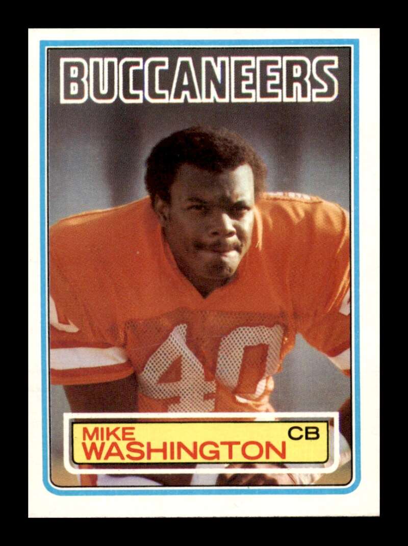 Load image into Gallery viewer, 1983 Topps Mike Washington #183 Tampa Bay Buccaneers Image 1
