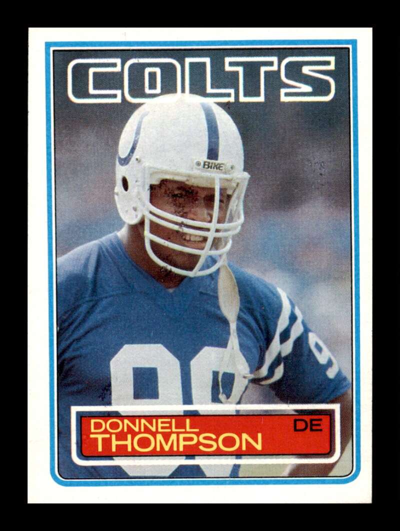 Load image into Gallery viewer, 1983 Topps Donnell Thompson #217 Baltimore Colts Rookie RC Image 1
