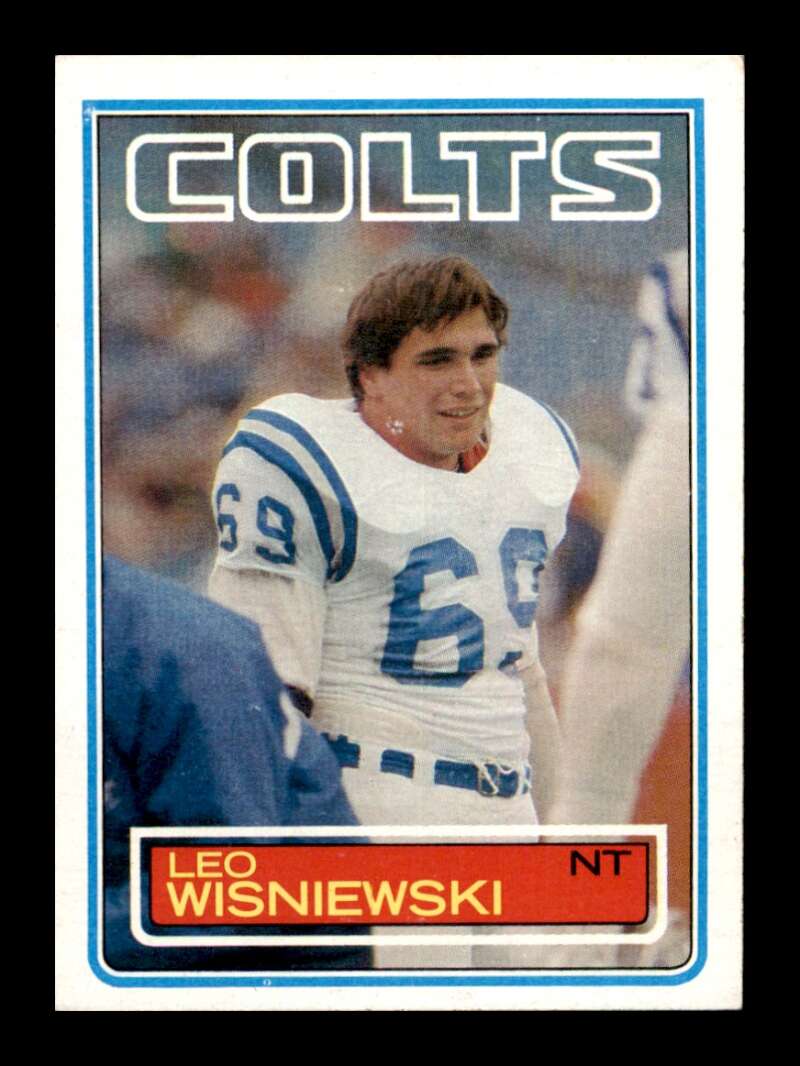 Load image into Gallery viewer, 1983 Topps Leo Wisniewski #218 Baltimore Colts Image 1
