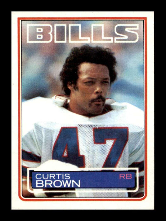 1983 Topps Curtis Brown 