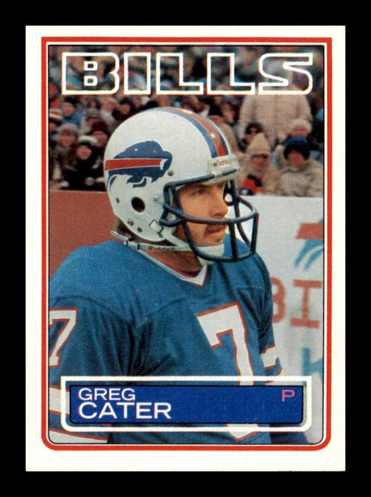 1983 Topps Greg Cater