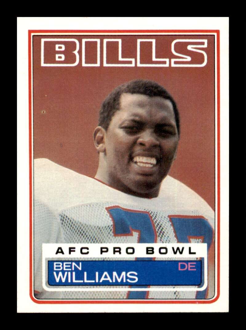 Load image into Gallery viewer, 1983 Topps Ben Williams #229 Buffalo Bills Image 1
