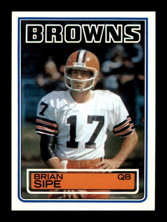 1983 Topps Brian Sipe 