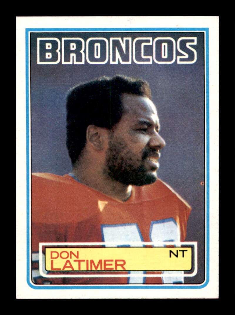 Load image into Gallery viewer, 1983 Topps Don Latimer #265 Denver Broncos Image 1
