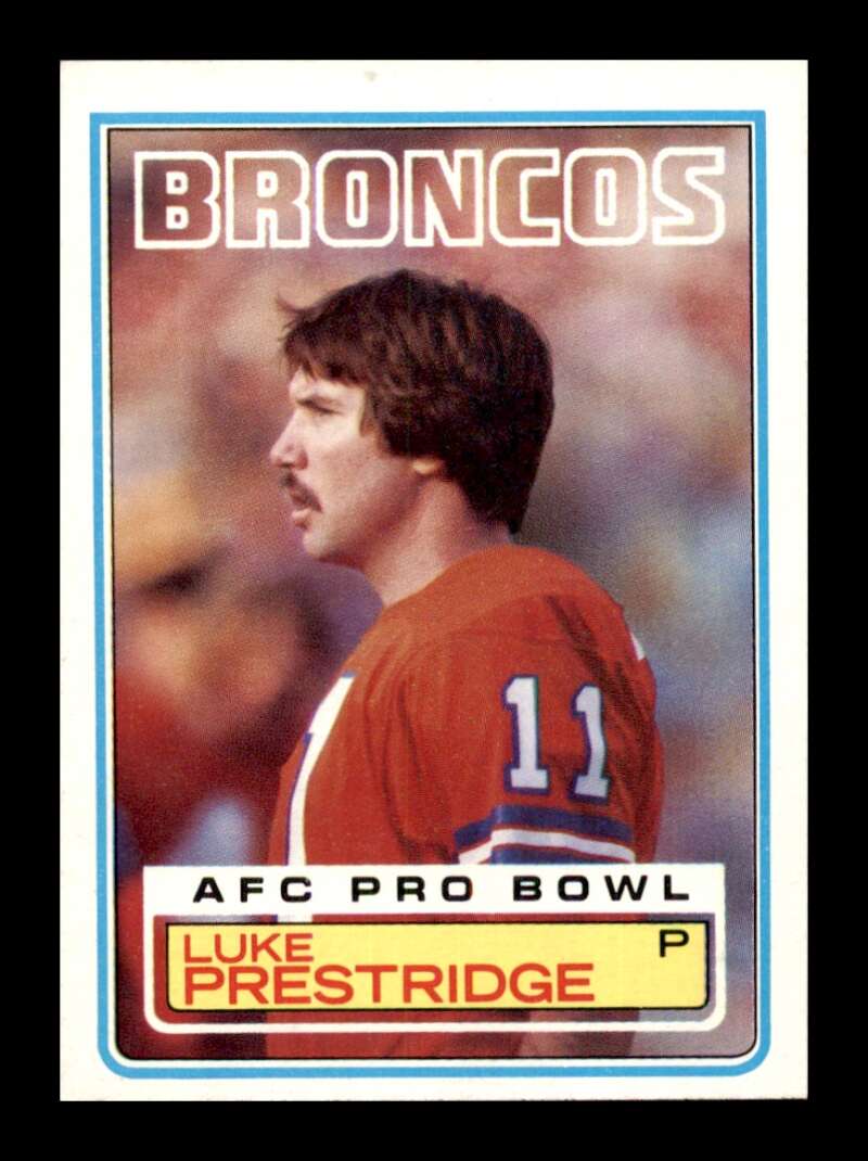 Load image into Gallery viewer, 1983 Topps Luke Prestridge #267 Denver Broncos Image 1
