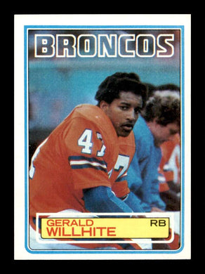 1983 Topps Gerald Willhite 